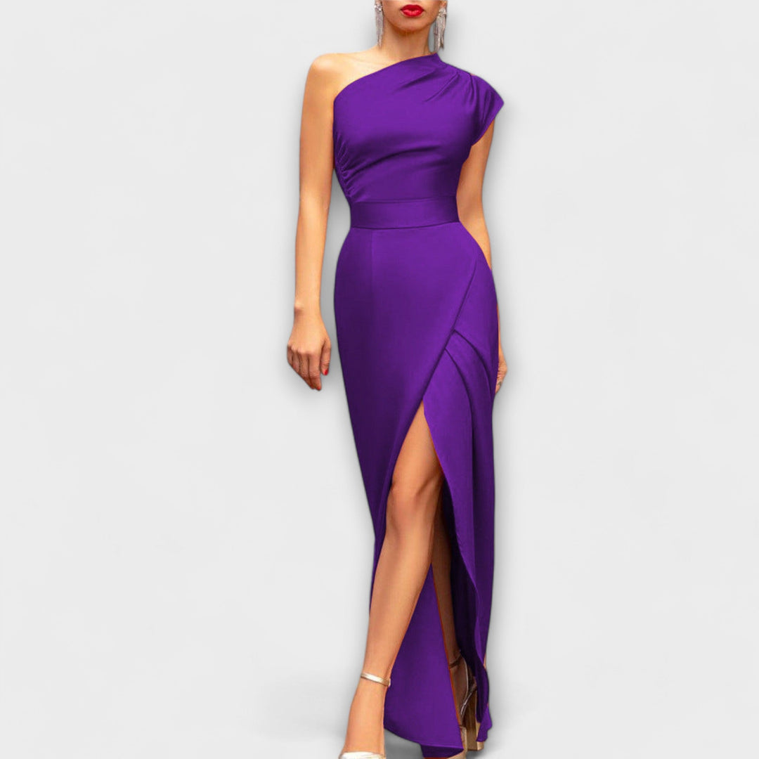 Axa - Elegant Asymmetrical Evening Dress Jasmine's Boutique Australia