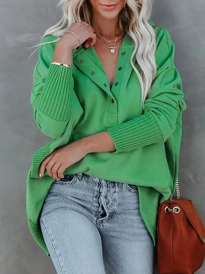 Relaxed Button-Up Hoodie Jasmine's Boutique Australia