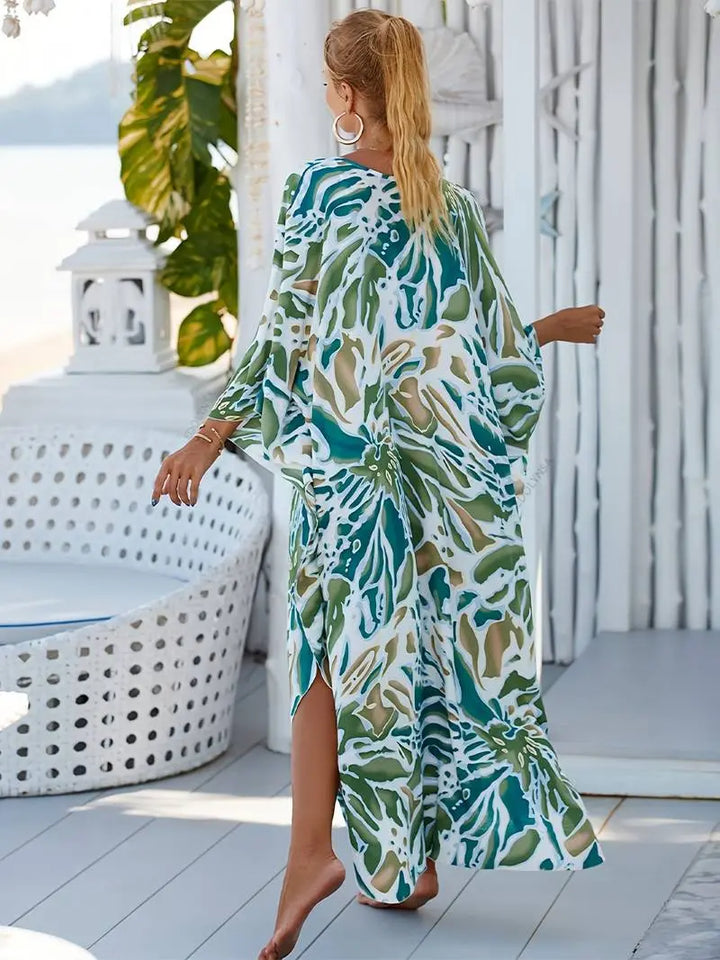 Ocean Mirage Maxi Kaftan Jasmine's Boutique Australia