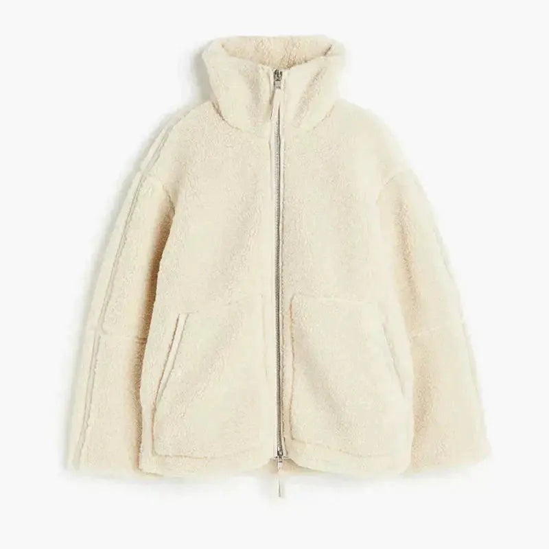 Cozy Sherpa Zip-Up Jacket Jasmine's Boutique Australia