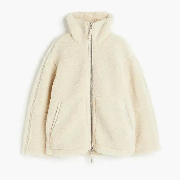 Cozy Sherpa Zip-Up Jacket Jasmine's Boutique Australia