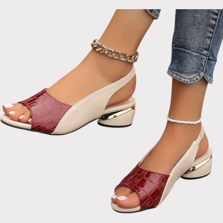 Marbella Two-Tone Slingback Sandals Jasmine's Boutique Australia