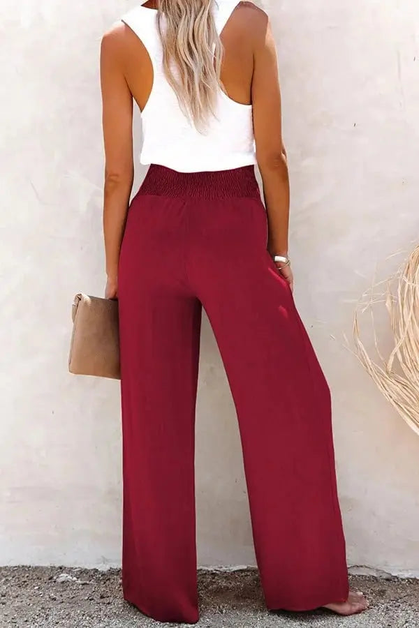 Sage Breeze High-Waist Pants Jasmine's Boutique Australia