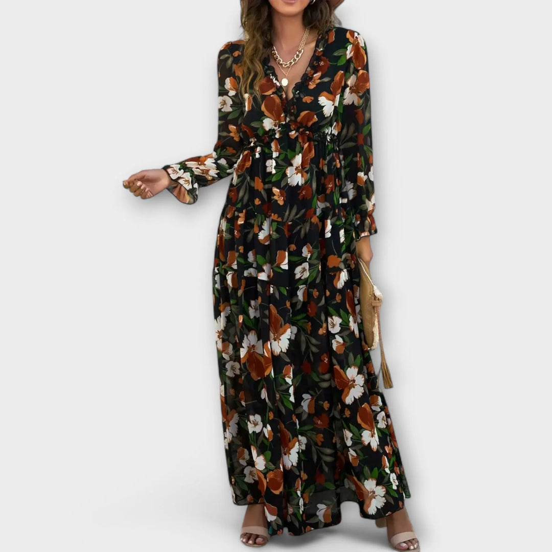 Maxi Dress with Flowers Jasmine's Boutique Australia