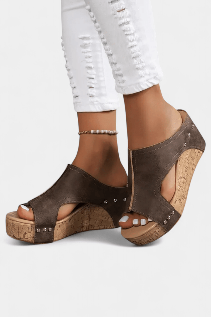 Emerson | Orthopedic Block Heel Sandals Liora Lane Boutique