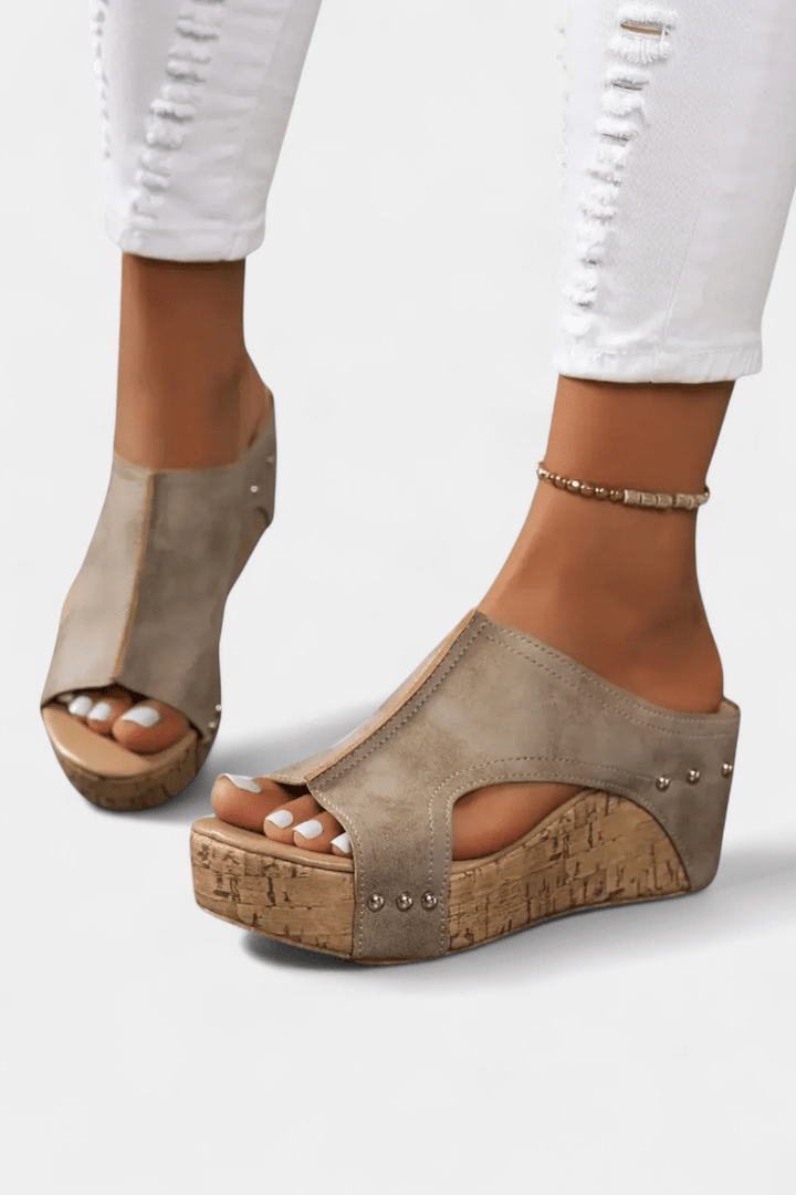 Emerson | Orthopedic Block Heel Sandals Liora Lane Boutique