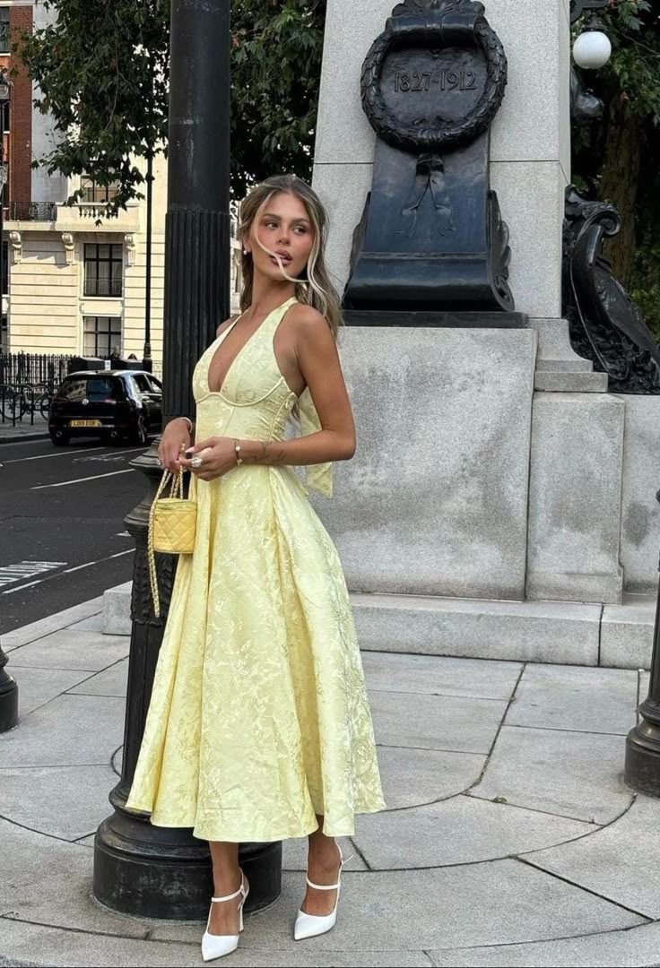 Esmeralda | Halter Sleeveless Midi Dress Liora Lane Boutique