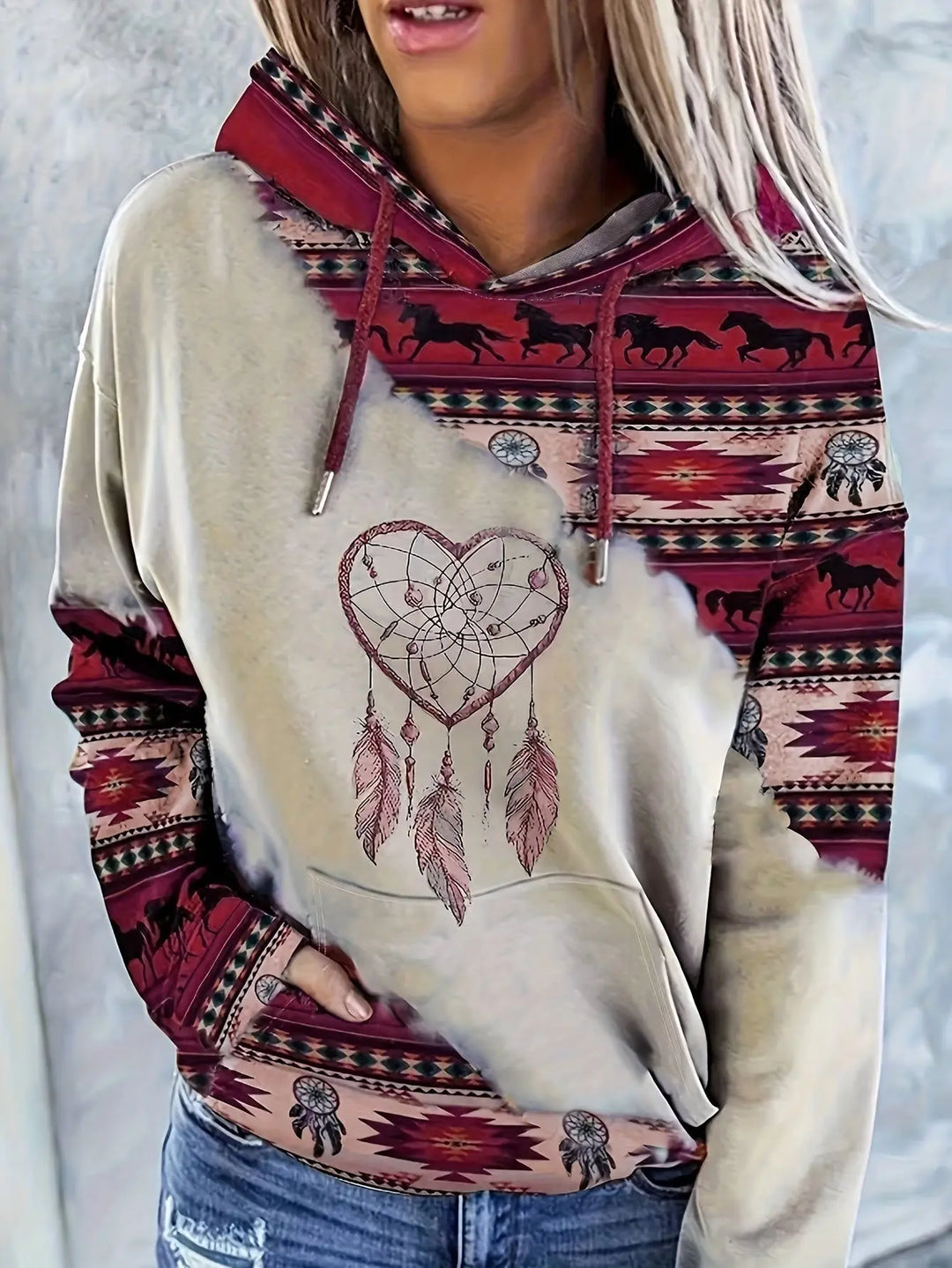 Dreamcatcher Spirit Hoodie Jasmine's Boutique Australia