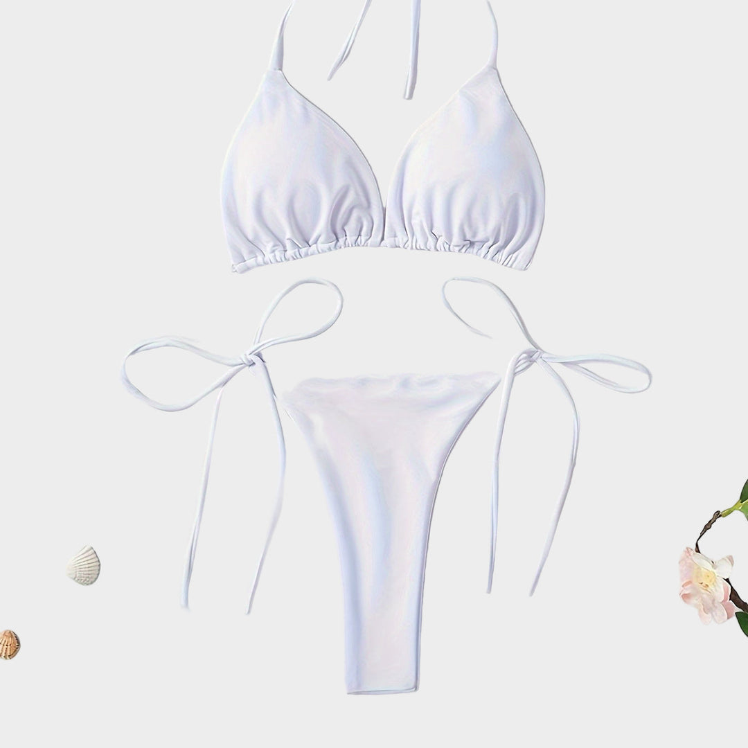 Halter Bikini with V Slip Jasmine's Boutique Australia
