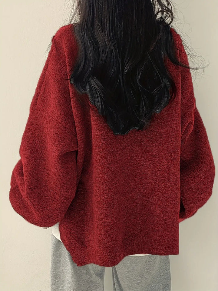 Berry Bliss Oversized Sweater Jasmine's Boutique Australia