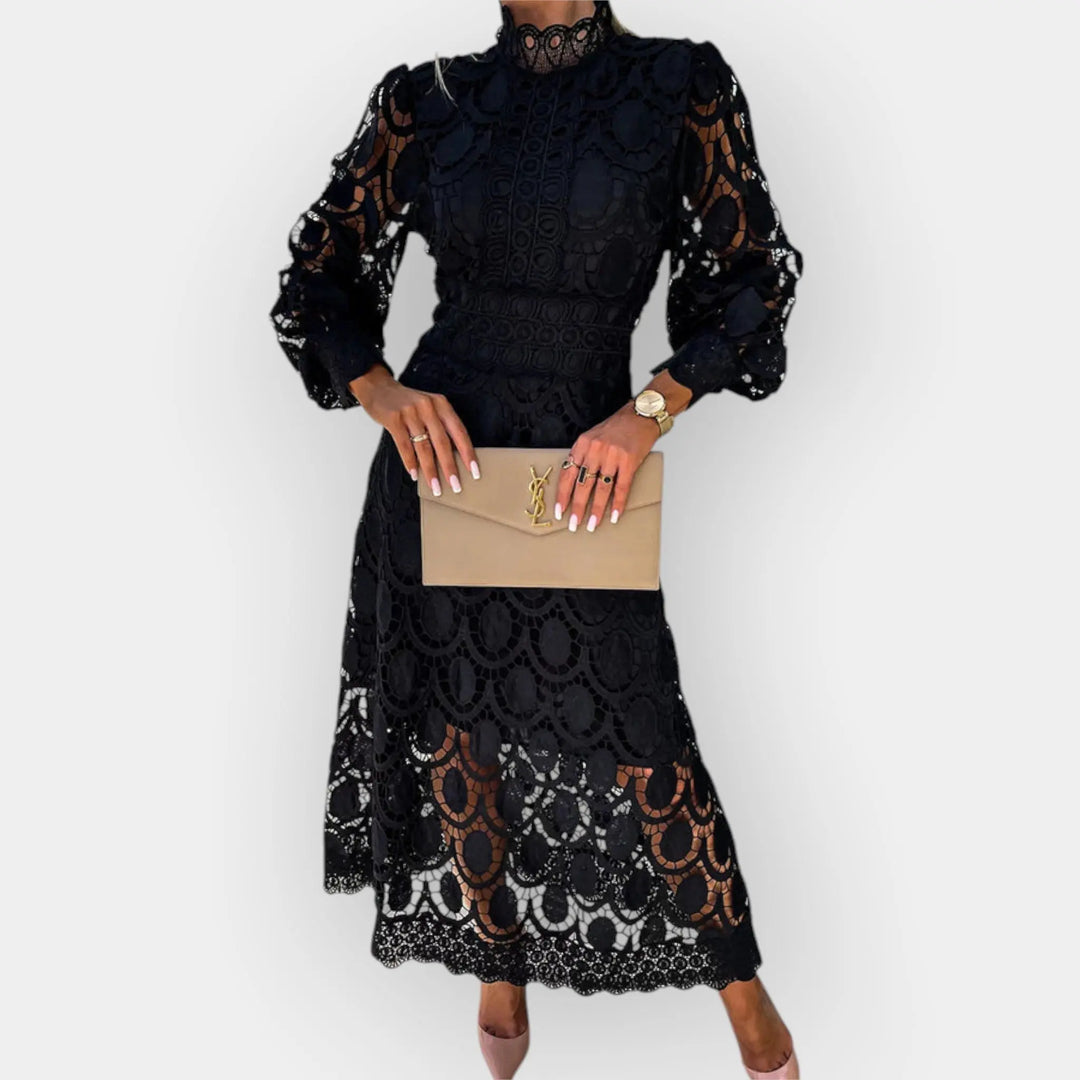 Romantic Dress with Lace Details Jasmine's Boutique Australia