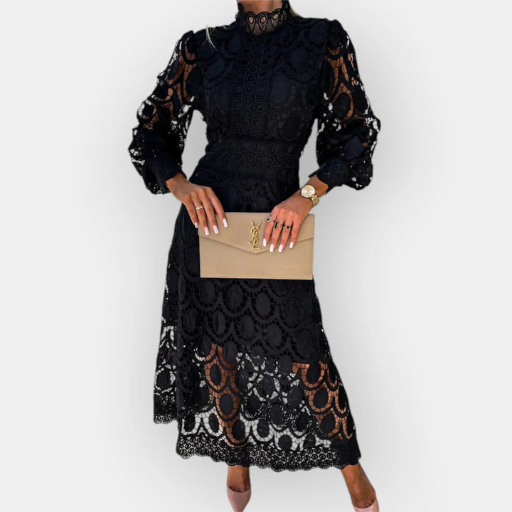 Romantic Dress with Lace Details Jasmine's Boutique Australia