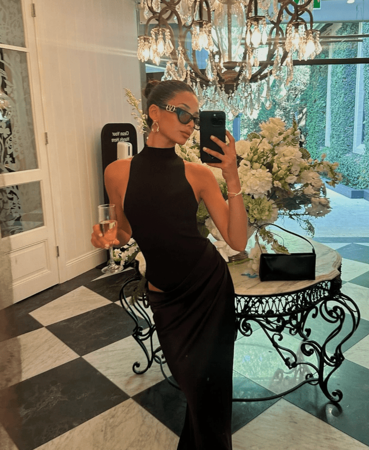 Faye | Asymmetrical Maxi Dress Liora Lane Boutique