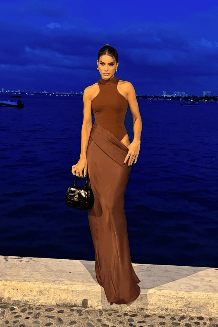 Faye | Asymmetrical Maxi Dress Liora Lane Boutique