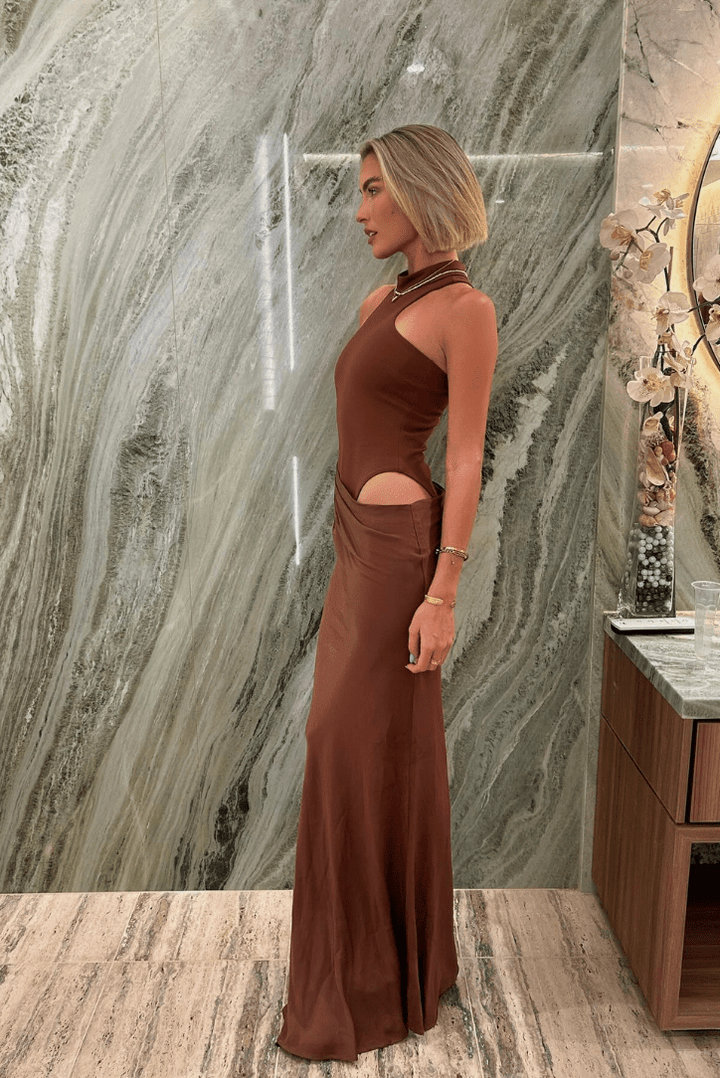 Faye | Asymmetrical Maxi Dress Liora Lane Boutique