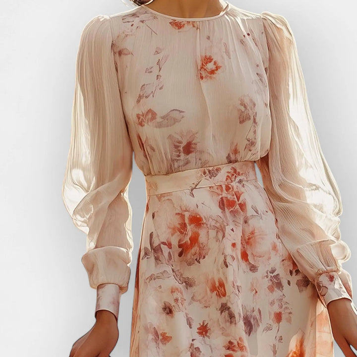 Romantic Dress with Pleats Jasmine's Boutique Australia