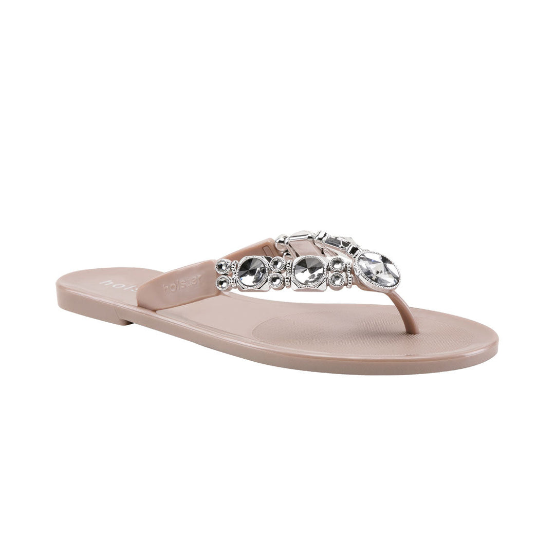 Crystal Flat Sandals Jasmine's Boutique Australia