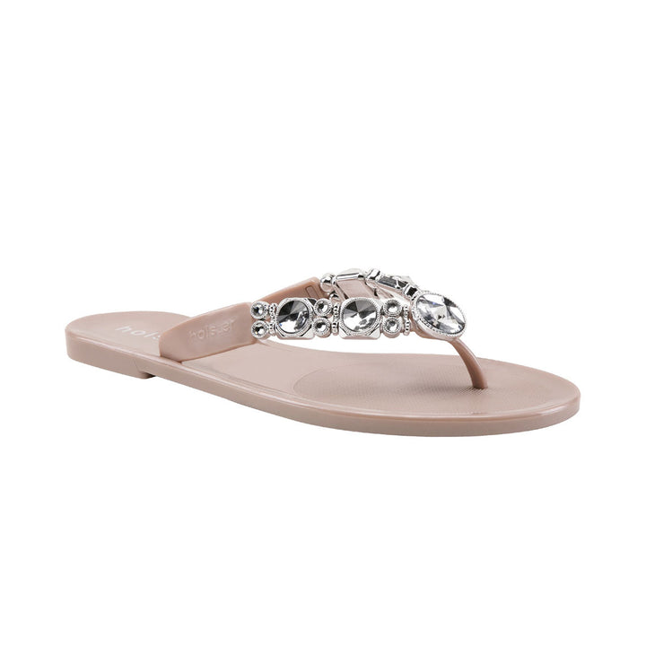 Crystal Flat Sandals Jasmine's Boutique Australia
