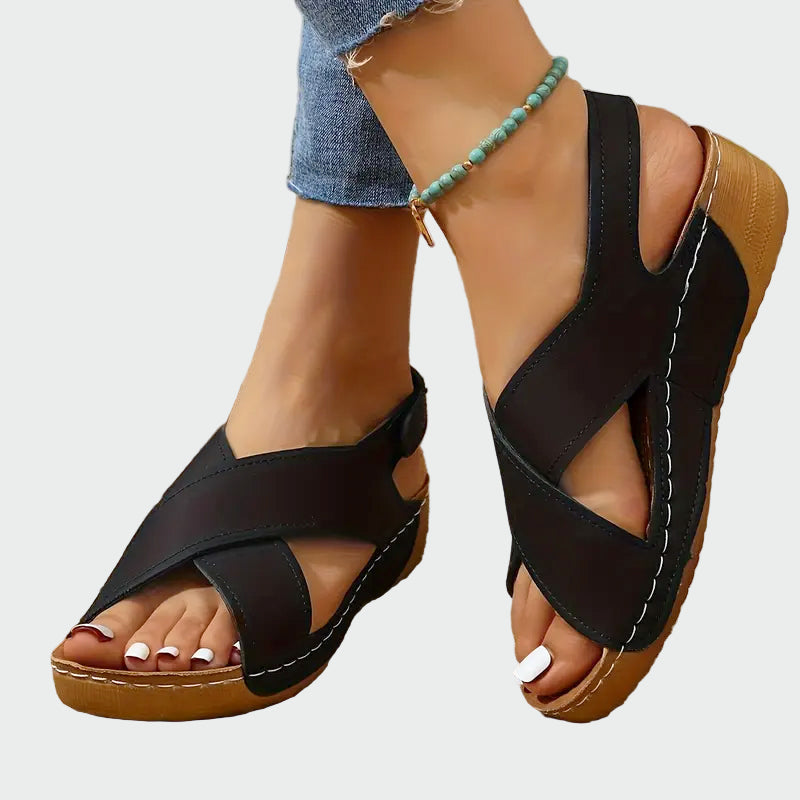 Cross-Strap Everyday Comfort Sandals Jasmine's Boutique Australia