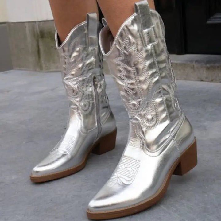 Rose Sunset Western Boots  html Copy Edit Jasmine's Boutique Australia