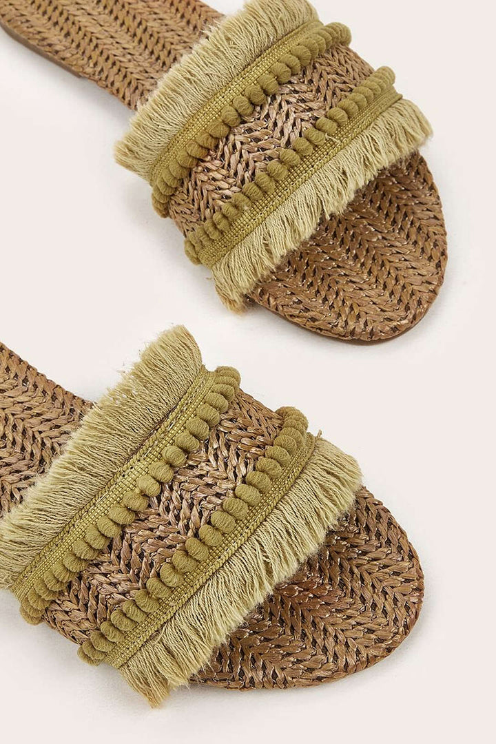 Fringe | Slippers Liora Lane Boutique