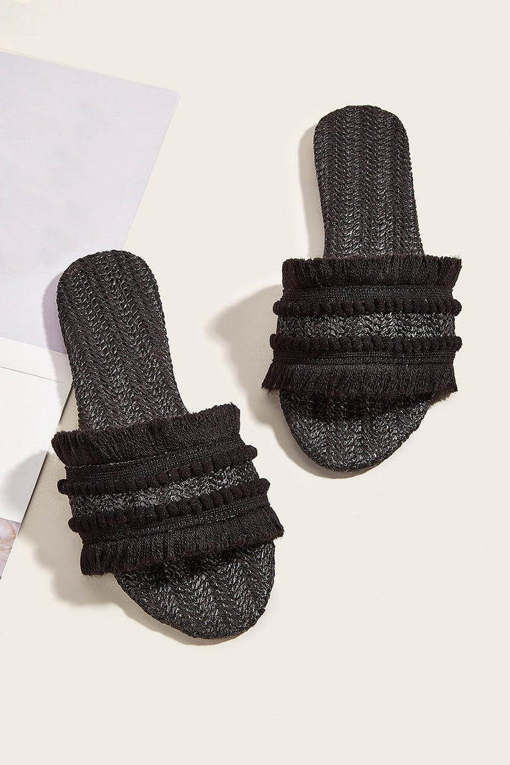 Fringe | Slippers Liora Lane Boutique