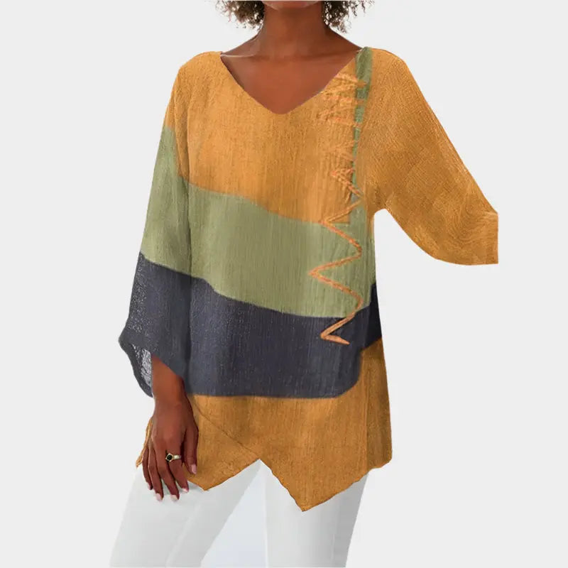 Coastal Horizon Colorblock Tunic Jasmine's Boutique Australia