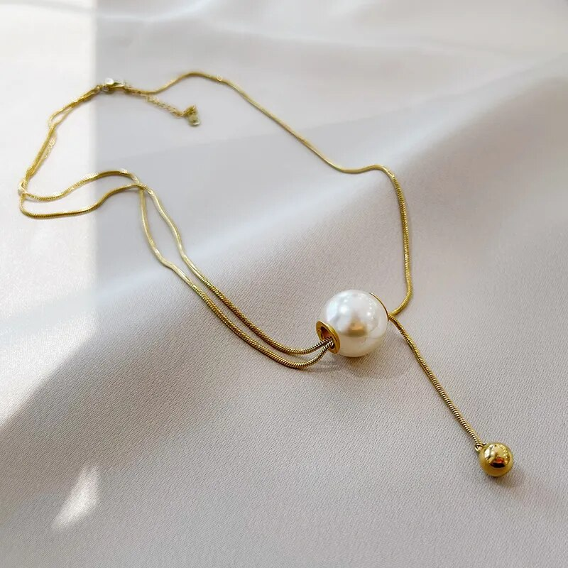Elegant Pearl Necklace Jasmine's Boutique Australia