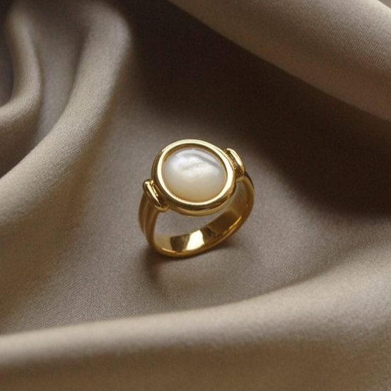 Elegant All Pearl Ring Jasmine's Boutique Australia