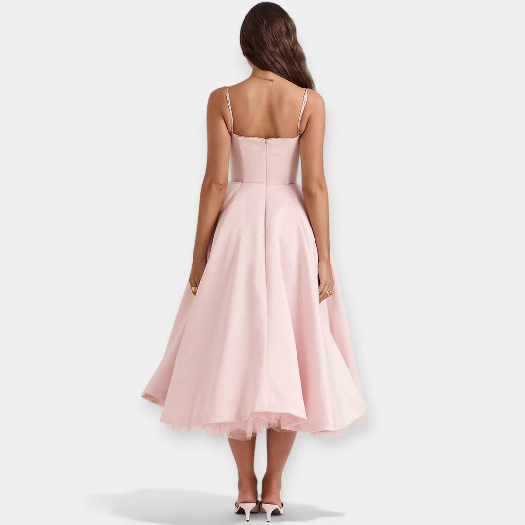 Midi Dress with Tulle and Style Jasmine's Boutique Australia