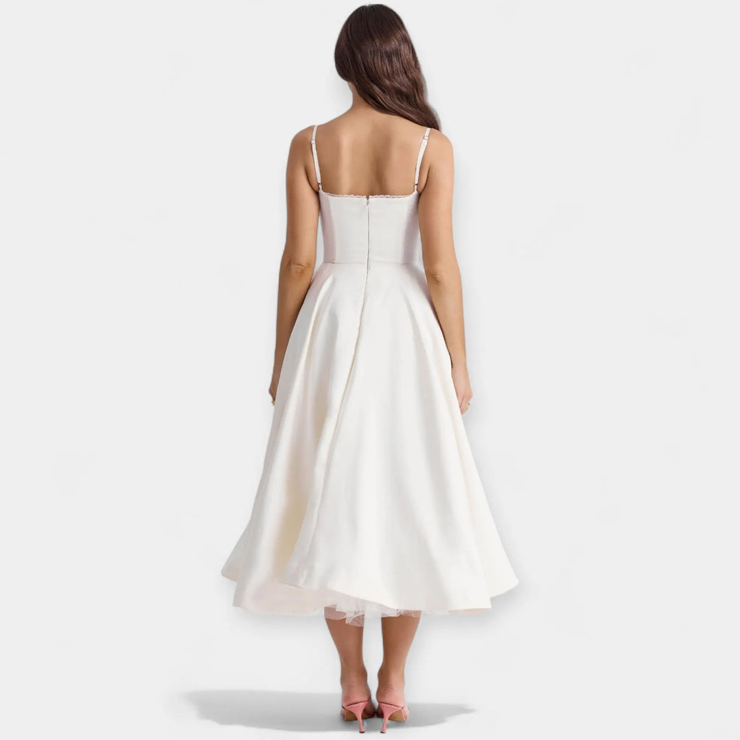 Midi Dress with Tulle and Style Jasmine's Boutique Australia