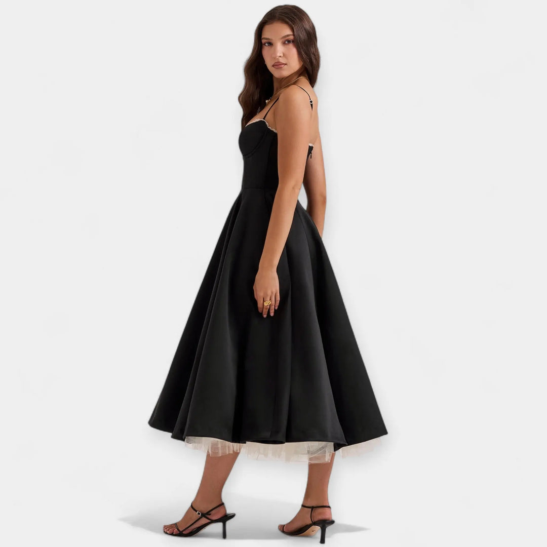 Midi Dress with Tulle and Style Jasmine's Boutique Australia