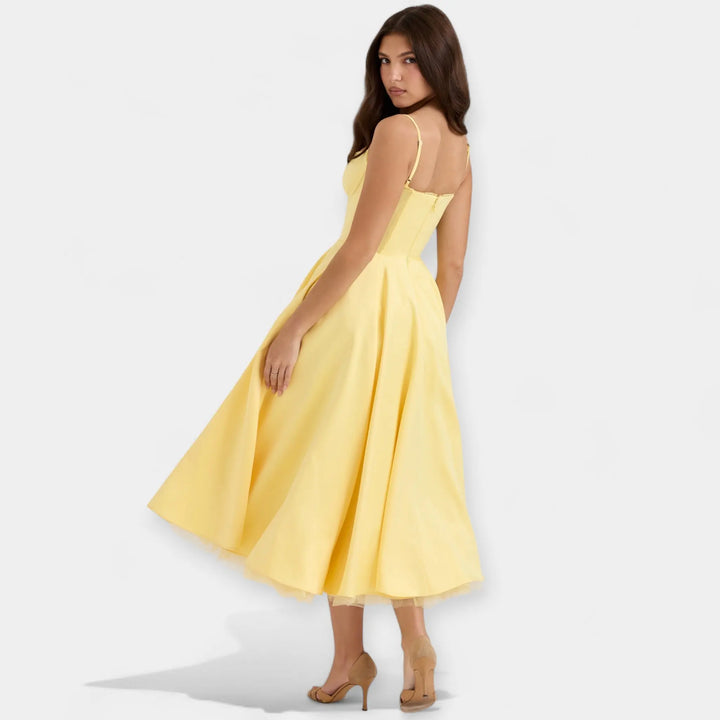 Midi Dress with Tulle and Style Jasmine's Boutique Australia