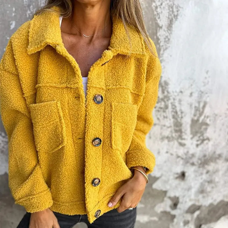 Golden Glow Teddy Jacket Jasmine's Boutique Australia