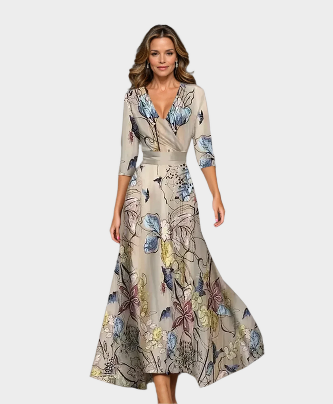 Midi Dress with High Waist and Relaxed Fit Jasmine's Boutique Australia