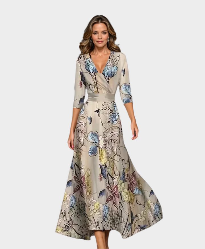 Midi Dress with High Waist and Relaxed Fit Jasmine's Boutique Australia