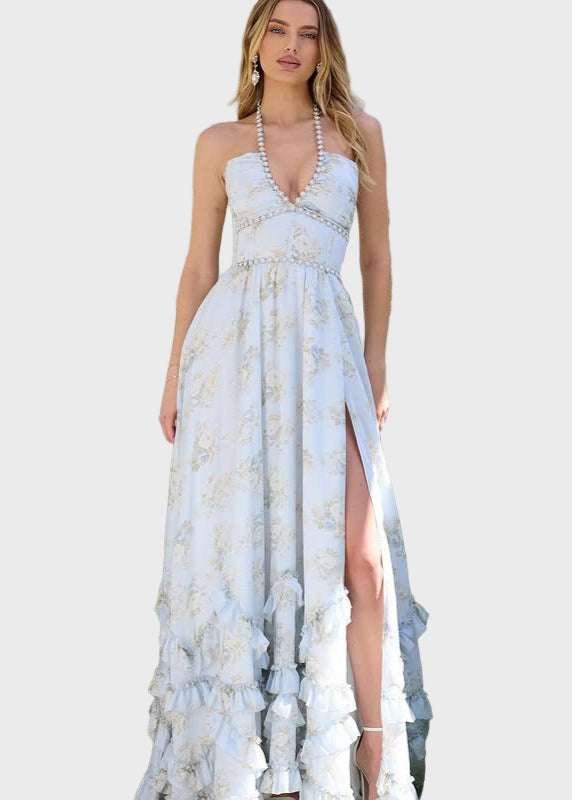 Celeste Dreams Ruffled Maxi Dress Jasmine's Boutique Australia