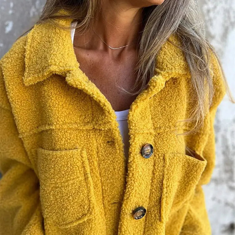 Golden Glow Teddy Jacket Jasmine's Boutique Australia