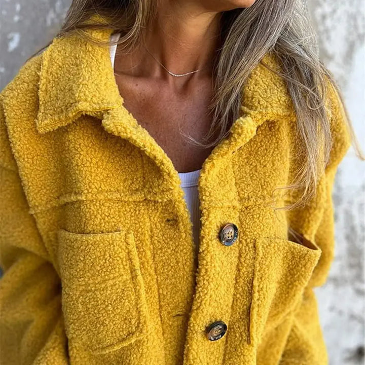 Golden Glow Teddy Jacket Jasmine's Boutique Australia