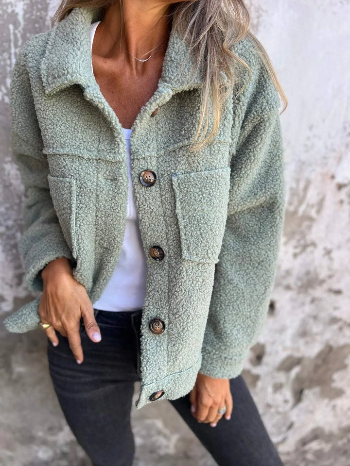 Golden Glow Teddy Jacket Jasmine's Boutique Australia