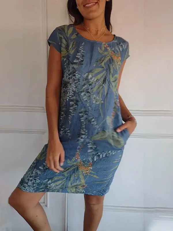 Tropical Serenity Shift Dress Jasmine's Boutique Australia