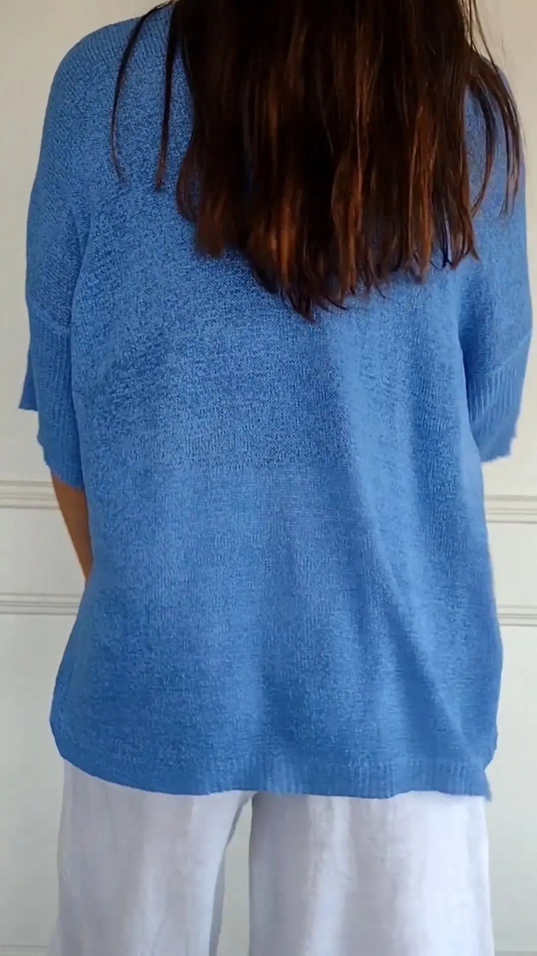 Relaxed V-Neck Knit Top Jasmine's Boutique Australia