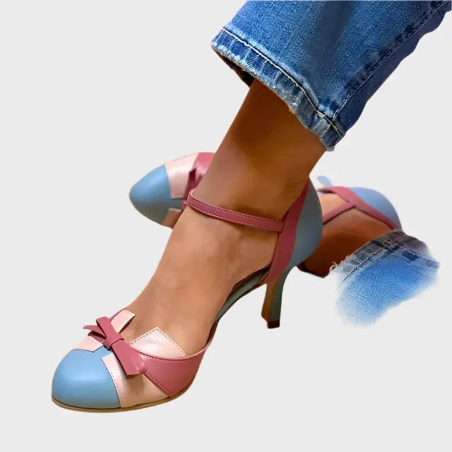 Pastel Charm Bow Heels Jasmine's Boutique Australia