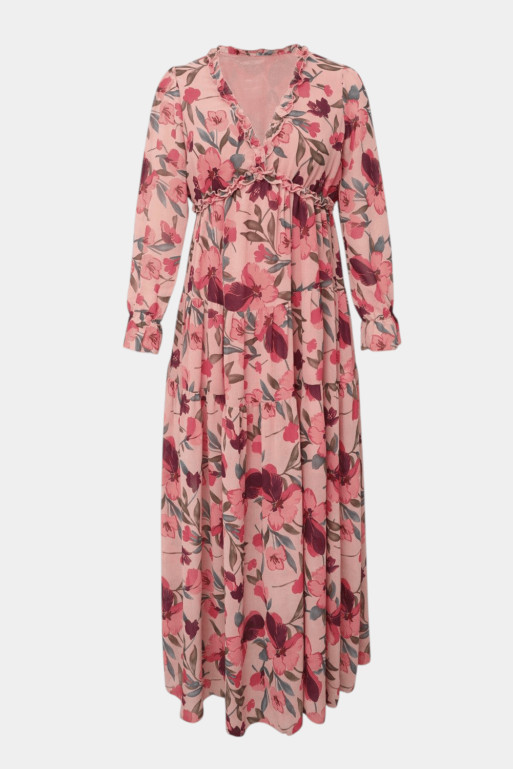 Keti | Long-Sleeve Floral Maxi Dress Liora Lane Boutique