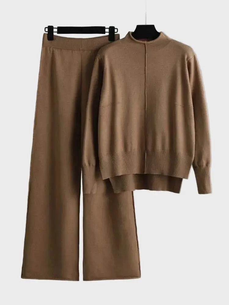 Cozy Knit Two-Piece Lounge Set Jasmine's Boutique Australia