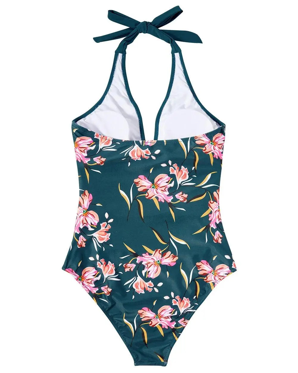 Sunset Palms Wrap Halter One-Piece Jasmine's Boutique Australia