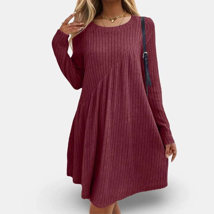 Cozy Ribbed A-Line Sweater Dress Jasmine's Boutique Australia