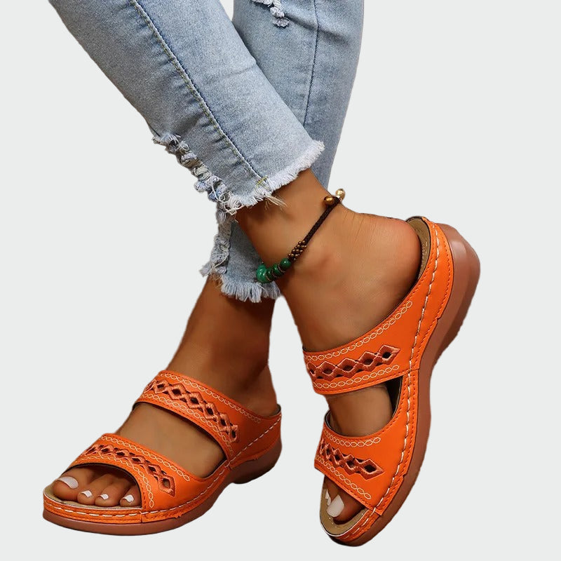 Double Strap Comfort Sandals Jasmine's Boutique Australia