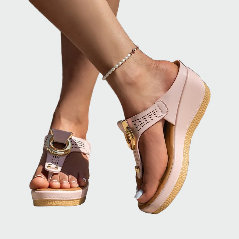 Ring Accent Wedge Sandals Jasmine's Boutique Australia