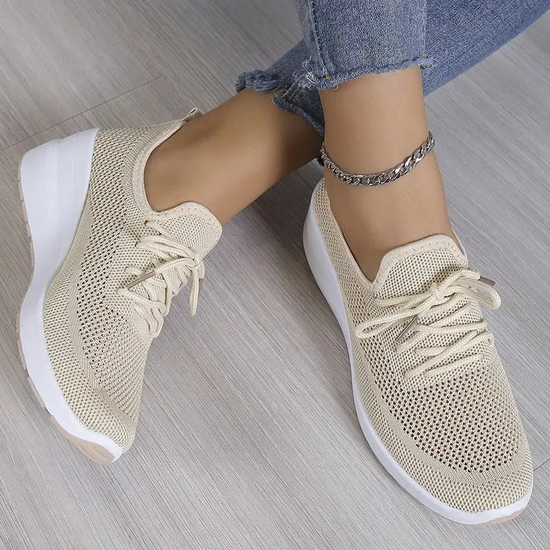Black Knit Platform Sneakers Jasmine's Boutique Australia